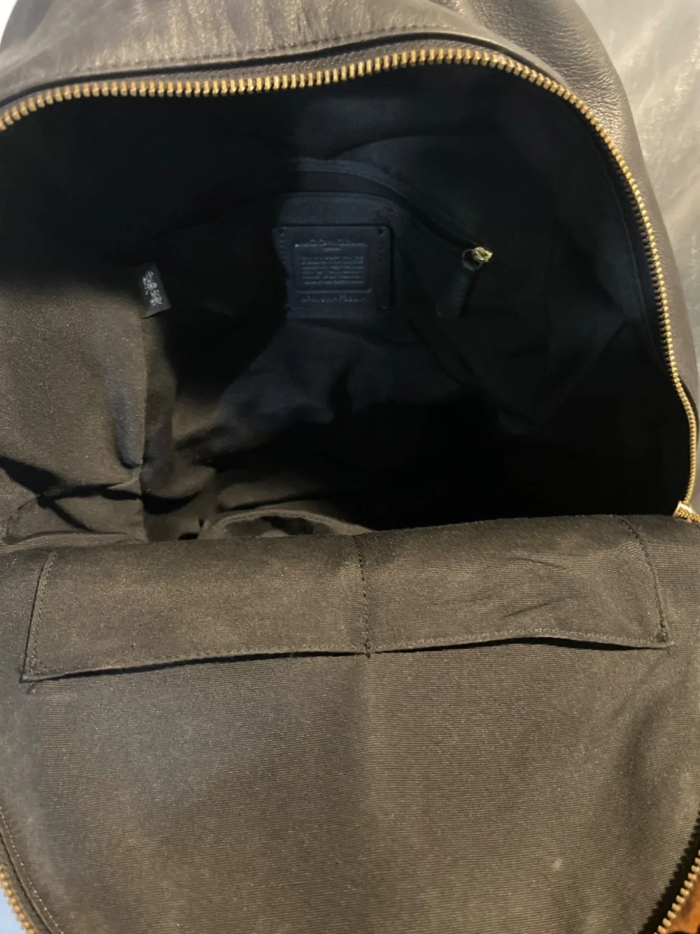 Coach Signature Canvas Backpack